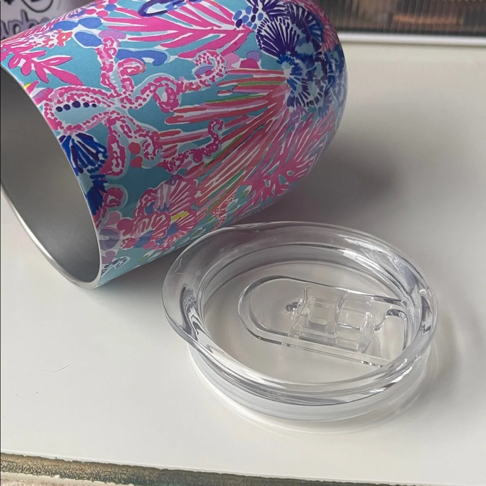 Lilly Pulitzer Wine Tumblers 🍷💞💙 - Picture 3 of 8